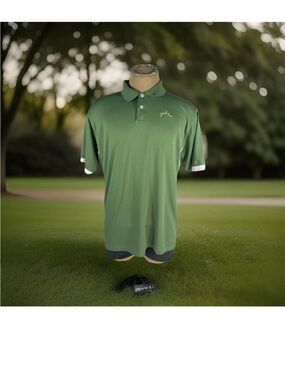 Adidas ClimaCool Green Golf Polo Men’s XL